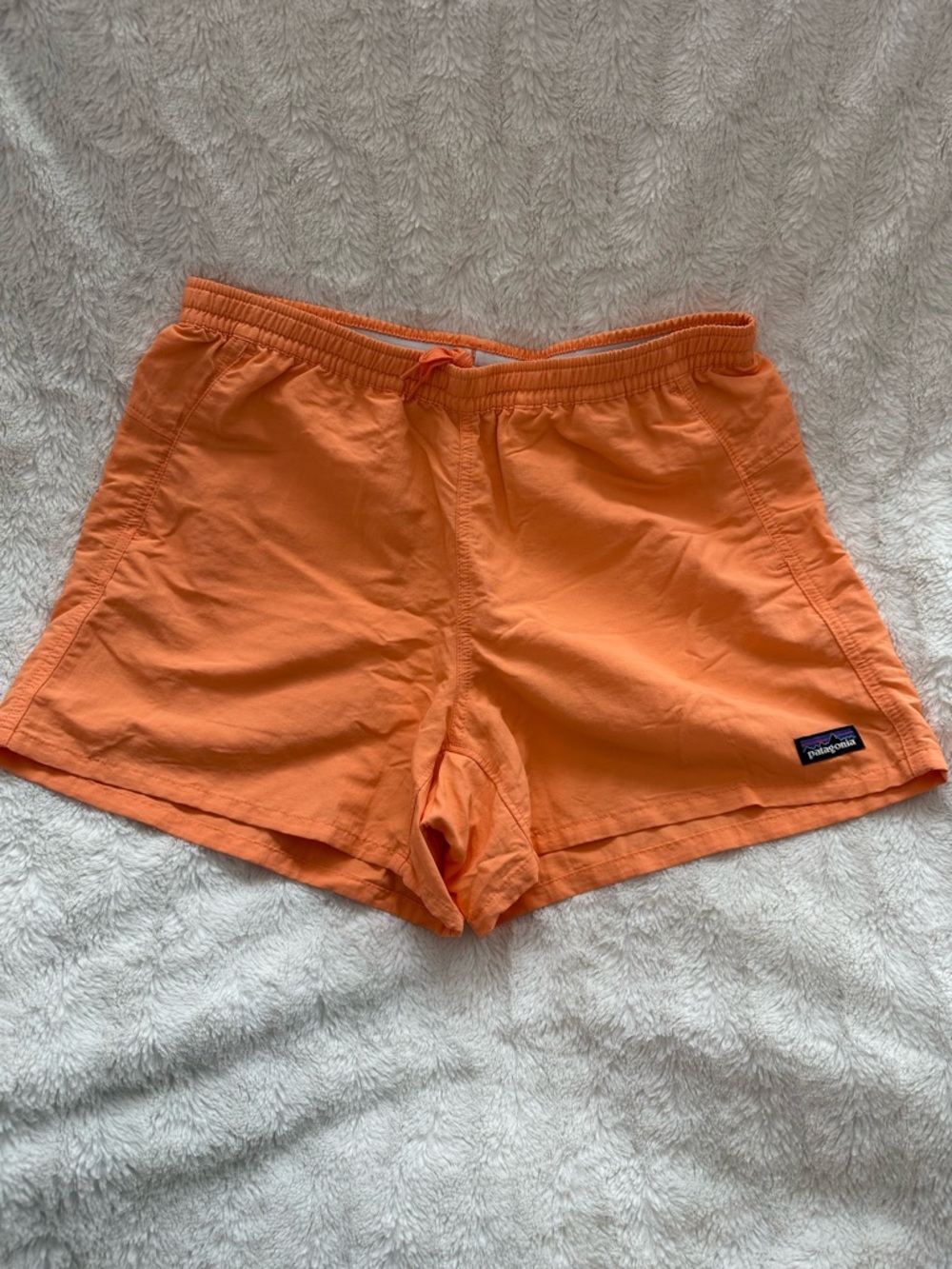 Patagonia Peach-Orange Baggies Swim/Active Shorts